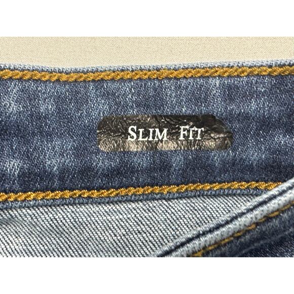 Judy Blue Women's Slim Fit Skinny Stretch Blue Denim Jeans - Size 1 (26x28.5) - Picture 5 of 6